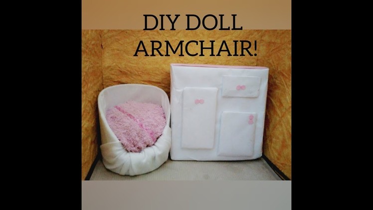 DIY NO-SEW NO-GLUE DOLL ARMCHAIR ???? || ARTY SECRETS !||