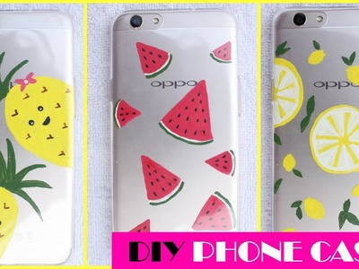 DIY Phone Cases for Summer | Fruit phone Cases | Easy Phone Back Covers