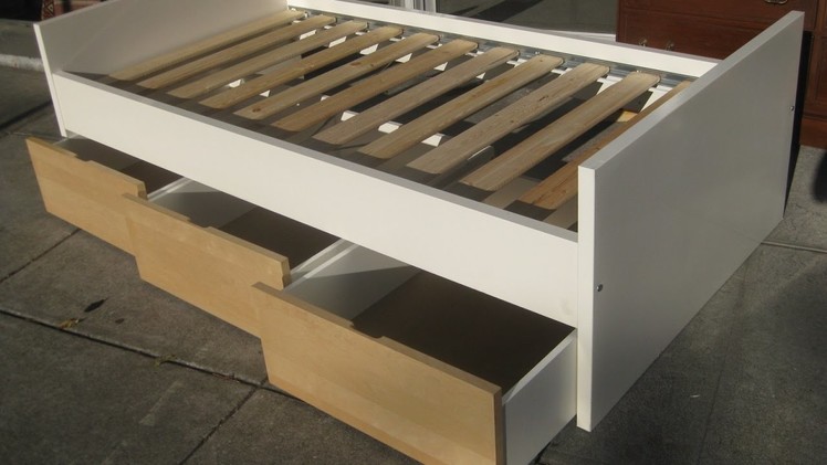 Diy Platform Bed Frame with Storage