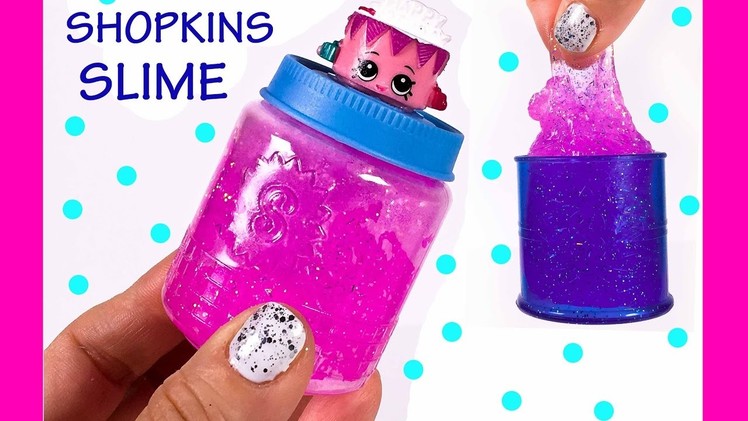 DIY Shopkins Glitter Slime Surprise Toy Gifts for Friends!  Birthday Party Favors You Make Yourself
