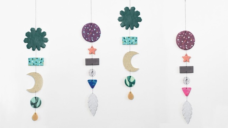 DIY : Wall decoration from polymer clay by Søstrene Grene