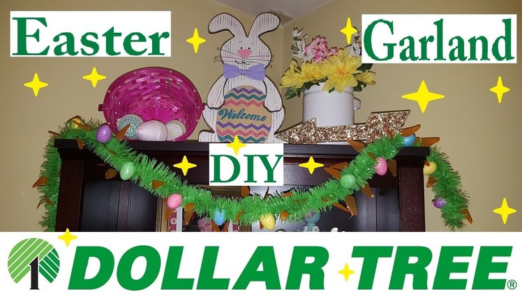 Dollar Tree DIY Easter Garland DIY only $2 2017