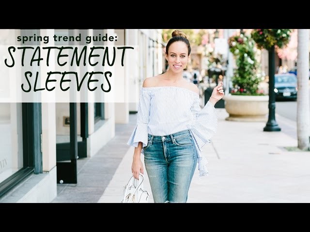 Easy DIY + How to Wear STATEMENT SLEEVES I Spring Trend Guide
