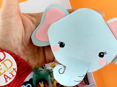 Easy Elephant Bookmark DIY - Corner Bookmark Designs
