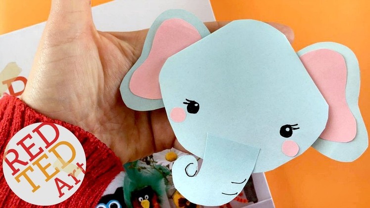 Easy Elephant Bookmark DIY - Corner Bookmark Designs