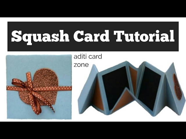 How to make Squash Card | Squash Card Tutorial |