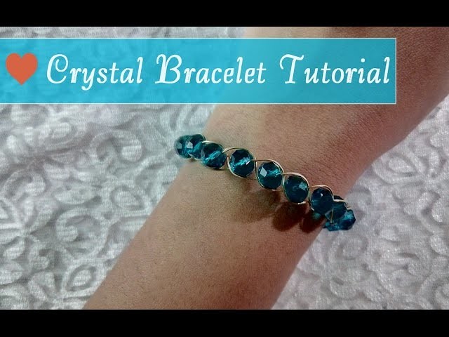 Make Your Own Crystal Bracelet at Home DIY Tutorial