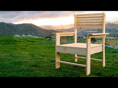 Making a Patio Chair - simple DIY woodworking project