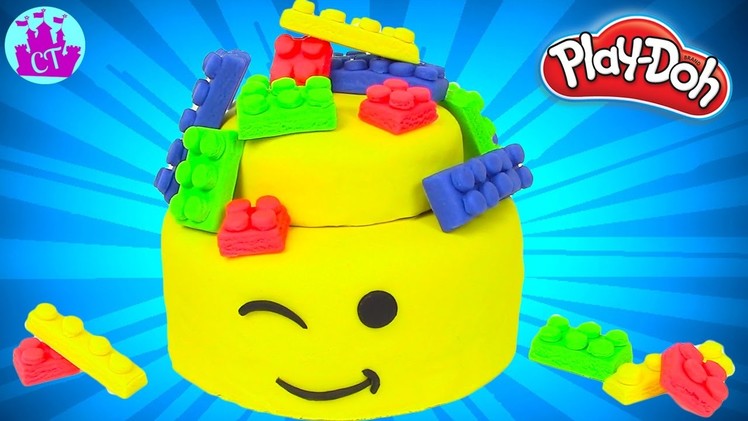 Play Doh Cake and Ice Cream Lego Movie Cake Rainbow Learning Diy Castle Toys