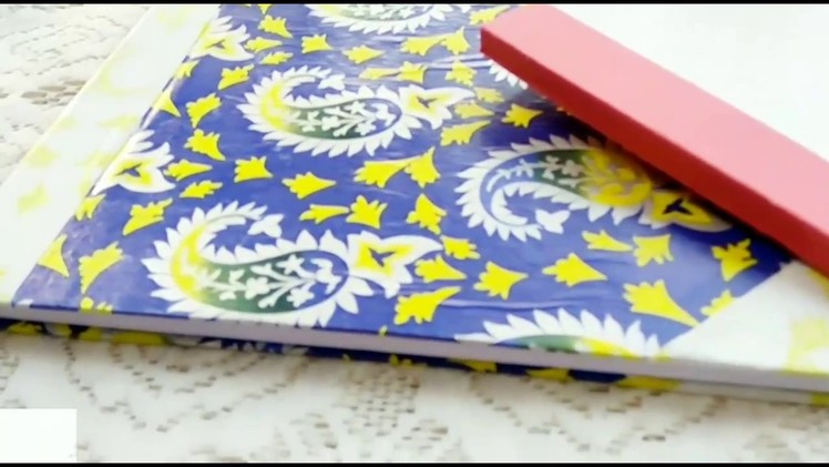 Simple ways to do Book Binding | Diy Book Binding | Recycle unused pages and do book binding