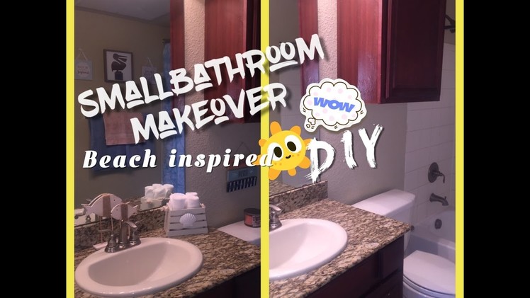 Small Bathroom Makeover DIY Super Budget Friendly   ????