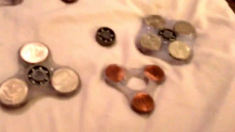 Spinners diy hot glue and coins
