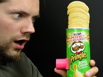 This is How I Eat Pringles! Awesome DIY Gadget