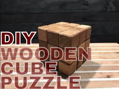 Wooden Cube Puzzle diy