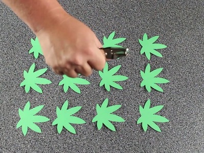 420 Crafts - Paper Cannabis Leaf Garland