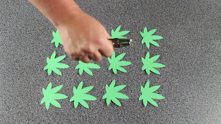 420 Crafts - Paper Cannabis Leaf Garland