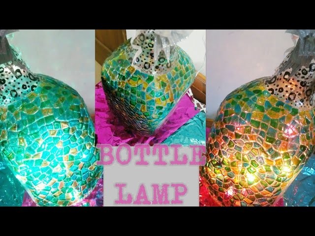 | Bottle lamp| The Making | Home.Room decorative | Affordable DIY gift idea |
