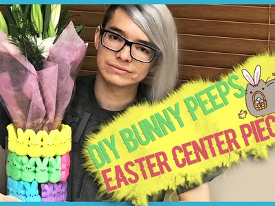 Bunny Peeps & Jellybeans DIY Center Piece | Thanks Nicole " Snooki" Polizzi