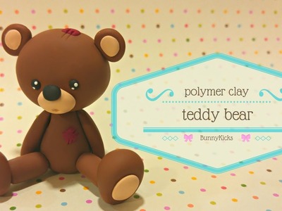 Cute Polymer Clay Teddy Bear Tutorial