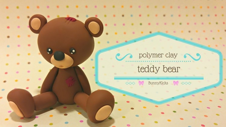Cute Polymer Clay Teddy Bear Tutorial