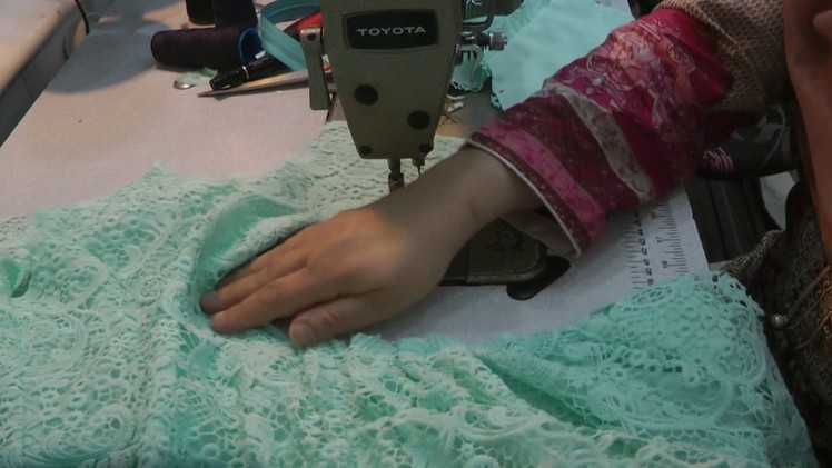 Cutting and sewing the zulily inspired dress