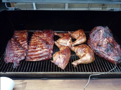 DIY build your own offset meat smoker easy !!