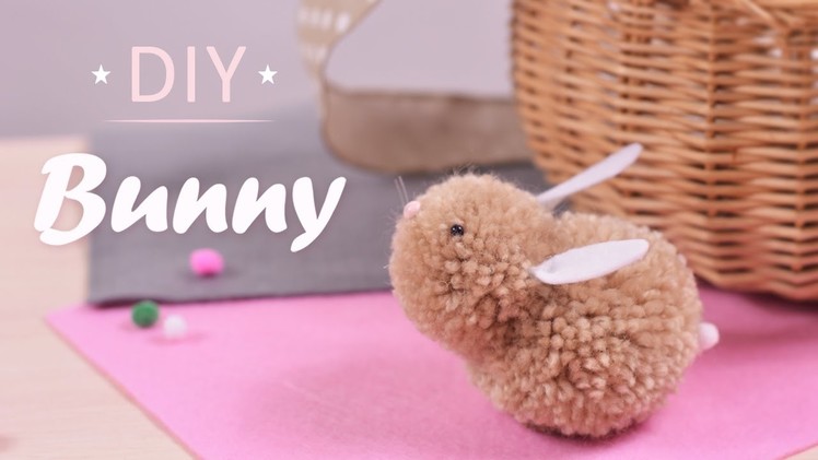 DIY Bunny | How To Make Bunny With Yarn Pom Pom