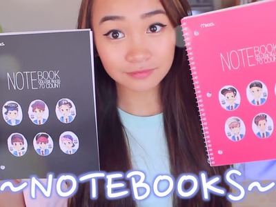 DIY K-POP School Supplies!♡Binders, Notebooks, Pens, etc.