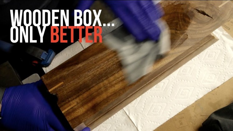 DIY Mid-Century Modern Wooden Box