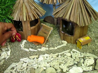 DIY Mini Beach Hut. Bird Feeder