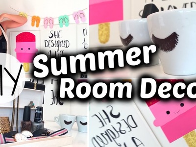 DIY Summer Room.Desk Decor & Organization Ideas!
