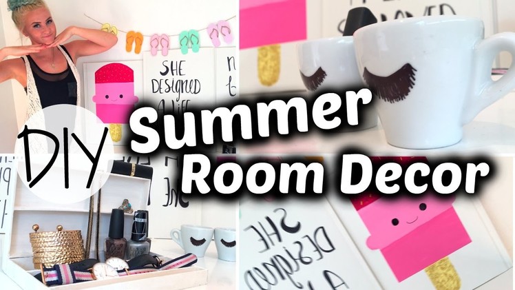 DIY Summer Room.Desk Decor & Organization Ideas!