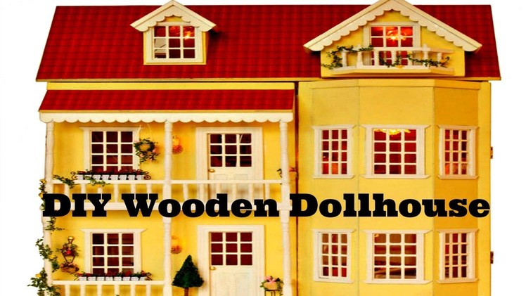 DIY Wooden Dollhouse Handmade Miniature Kit with LED Lights & what it is worth