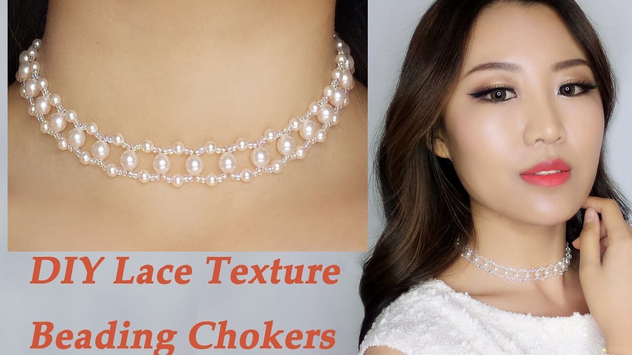 Diy pearl choker Clearance