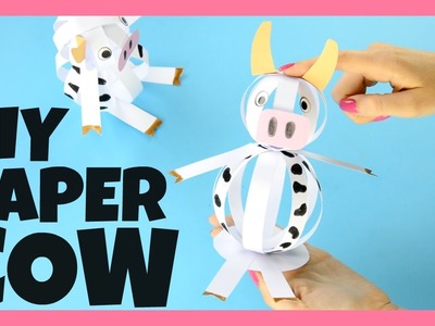 Easy Paper Cow Craft – Farm Animal Craft Ideas