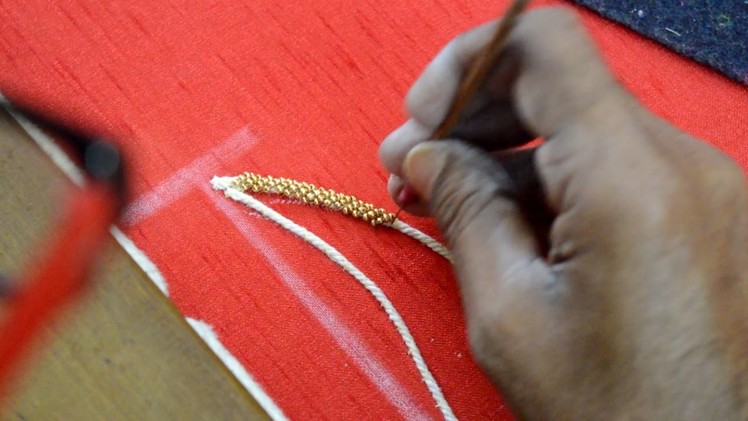 Exclusive Video Of Beads Loading - Heavy maggam work making
