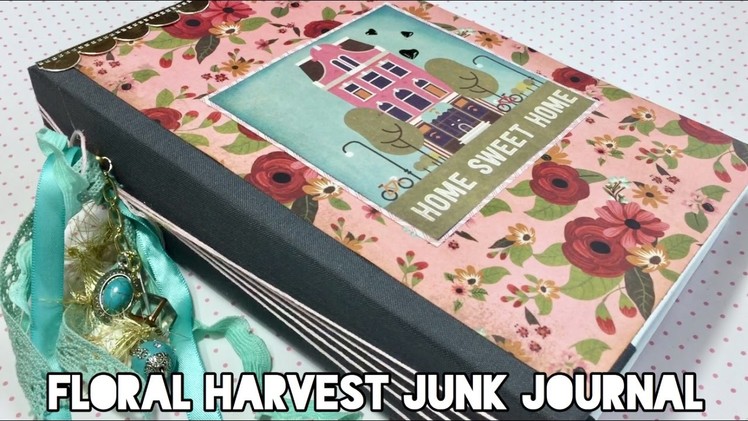 Floral Handmade Junk Journal (sold)  | I'm A Cool Mom