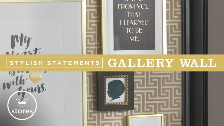 Gallery Wall Ideas with Stylish Statements | DIY with Will Brown