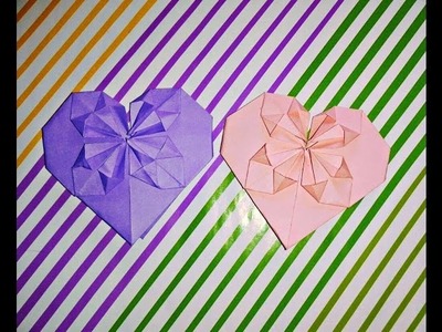 Handmade Paper Heart Making Without Glue Or Scissors Easy Simple Paper Craft