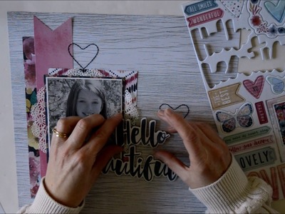 Hello Beautiful | Sarah (Lottie Loves Paper) | UK Scrap Addicts