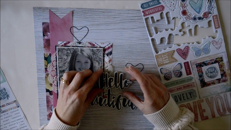 Hello Beautiful | Sarah (Lottie Loves Paper) | UK Scrap Addicts