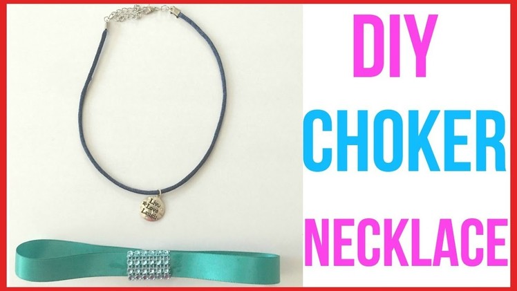 How To Make A Choker | DIY Choker Necklace With String | How To Make A Choker Necklace With Ribbon