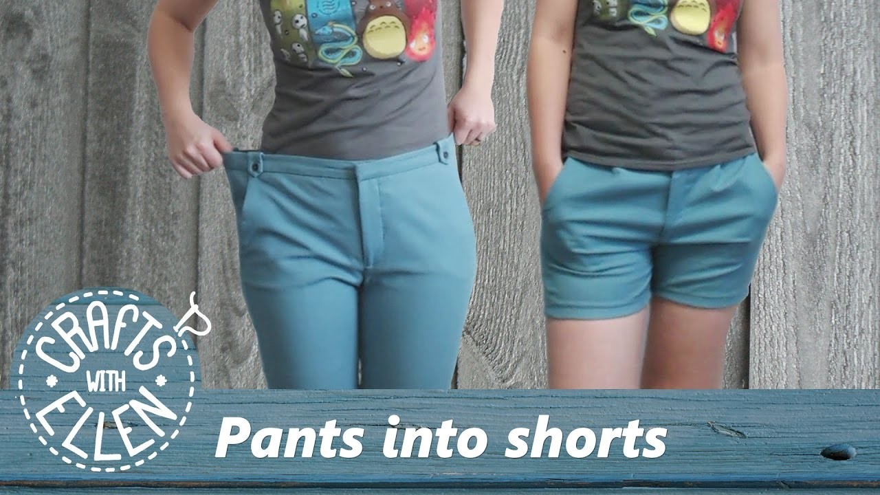 Turn off shorts. Transform into Pants. Torn Pants. Get into Jeans.