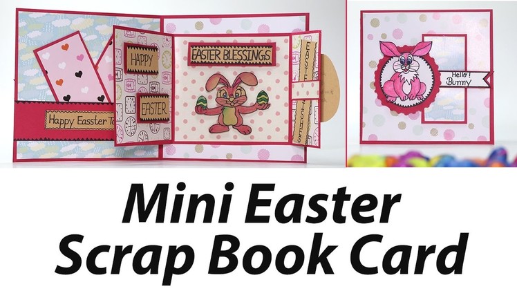 Mini Scrapbook - Handmade Easter Greeting Card