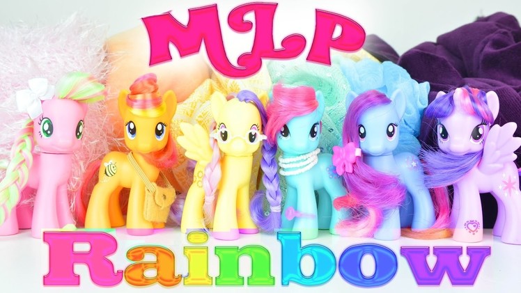 MLP: Colors of the Rainbow! My Little Pony Toy Rainbow Tag | MLP Fever