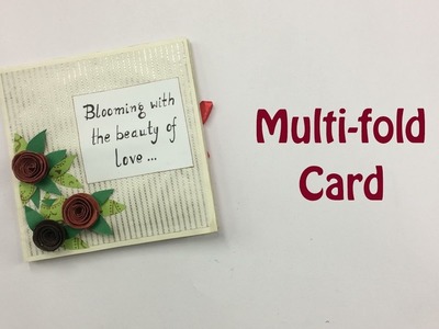 Multi-fold Card - PAN handmade cards