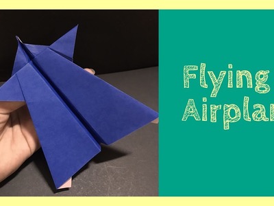 Origami airplane - origami for kids - simple paper airplane that flies - cool paper airplane
