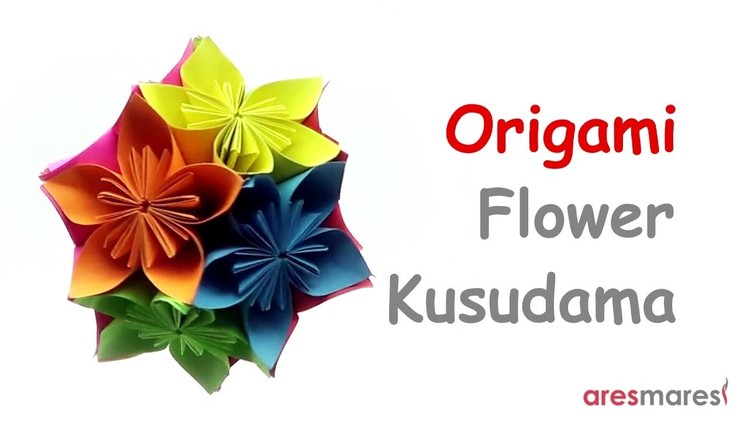 Origami Flower Kusudama (intermediate - modular)