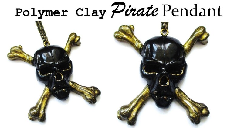 Pirates of the Caribbean Pendant, Polymer Clay Tutorial || Maive Ferrando