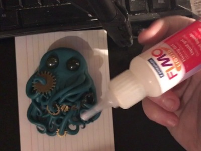 Polymer Clay Steampunk Cthulhu Pendant Tutorial